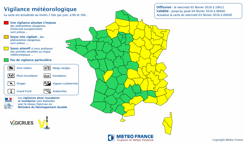 13 bouches du rhone vigilance jaune vent violent