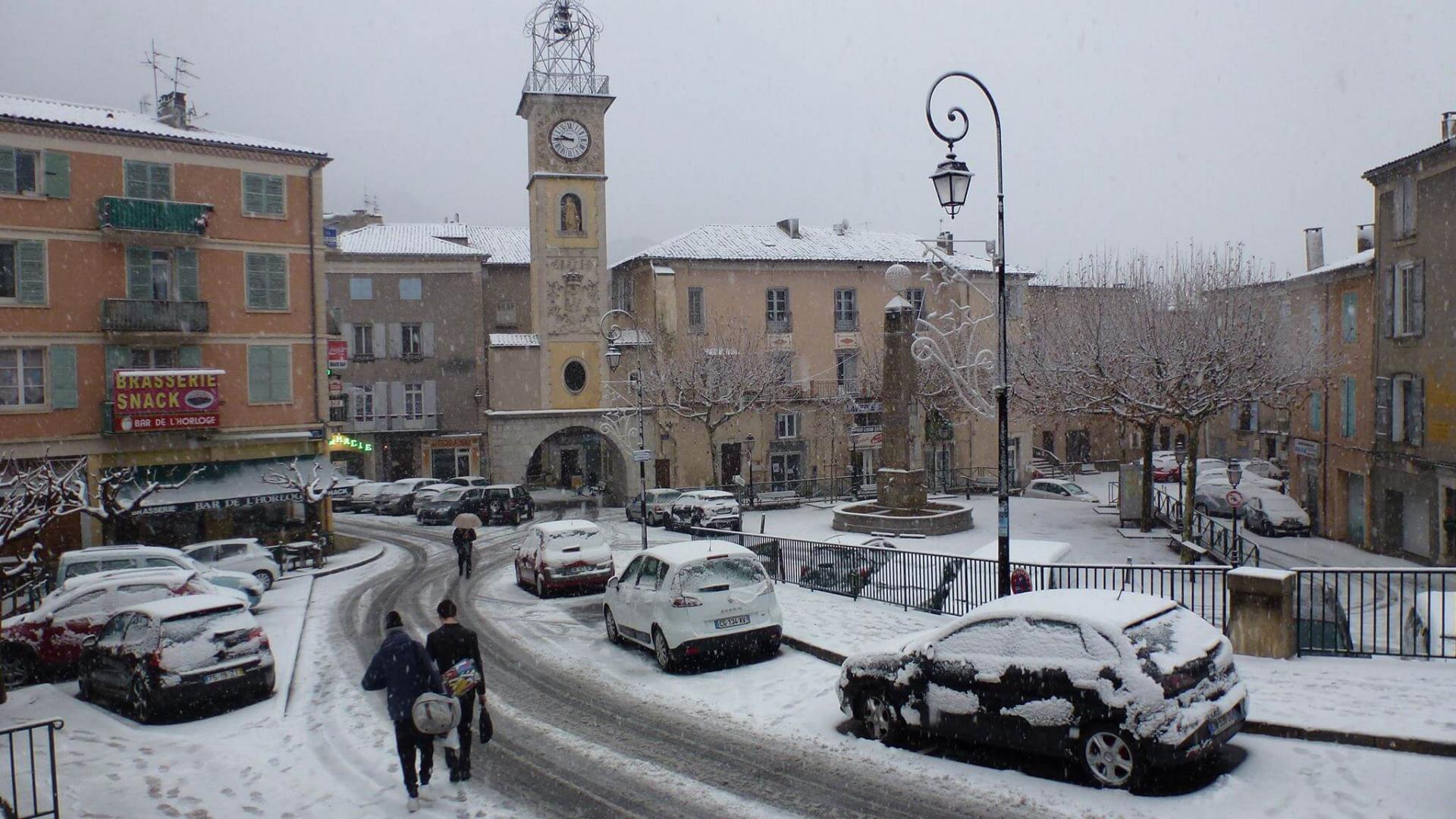 De la neige a sisteron