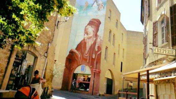 Fresque murale de nostradamus