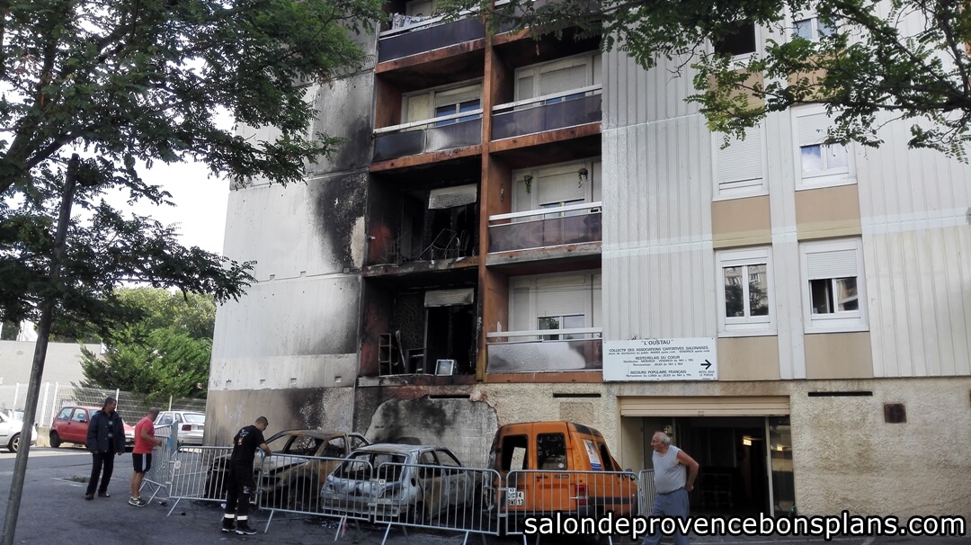 Incendie aux canourgues salon de provence