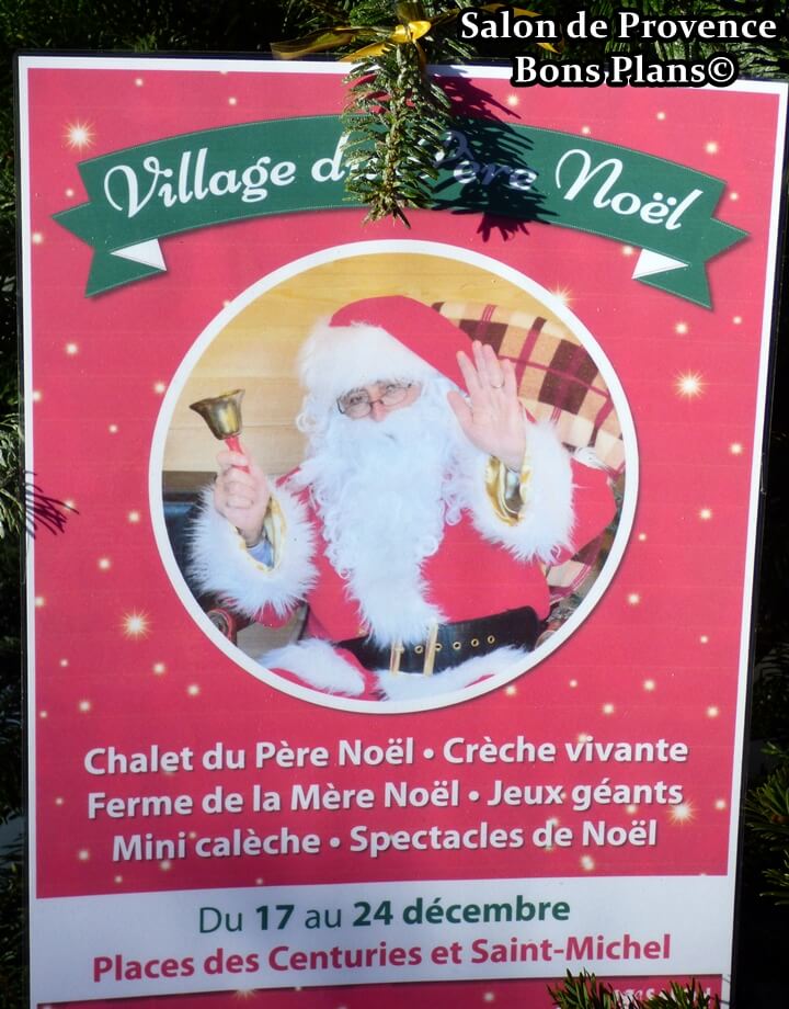 Village pere noel salon de provence