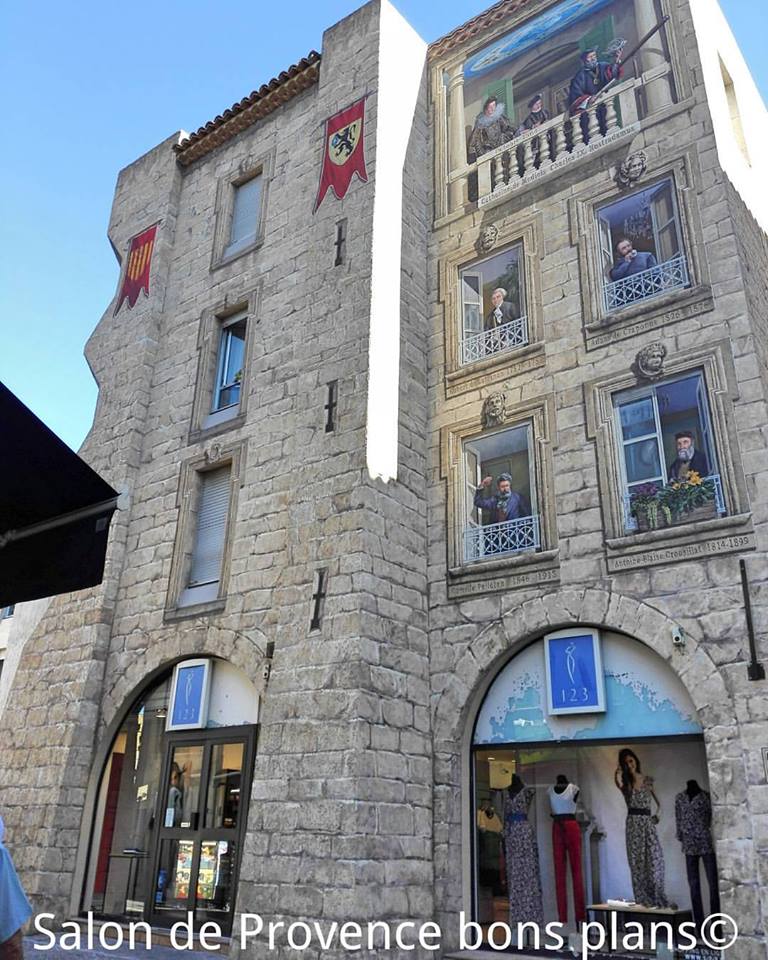 Fresque salon de provence