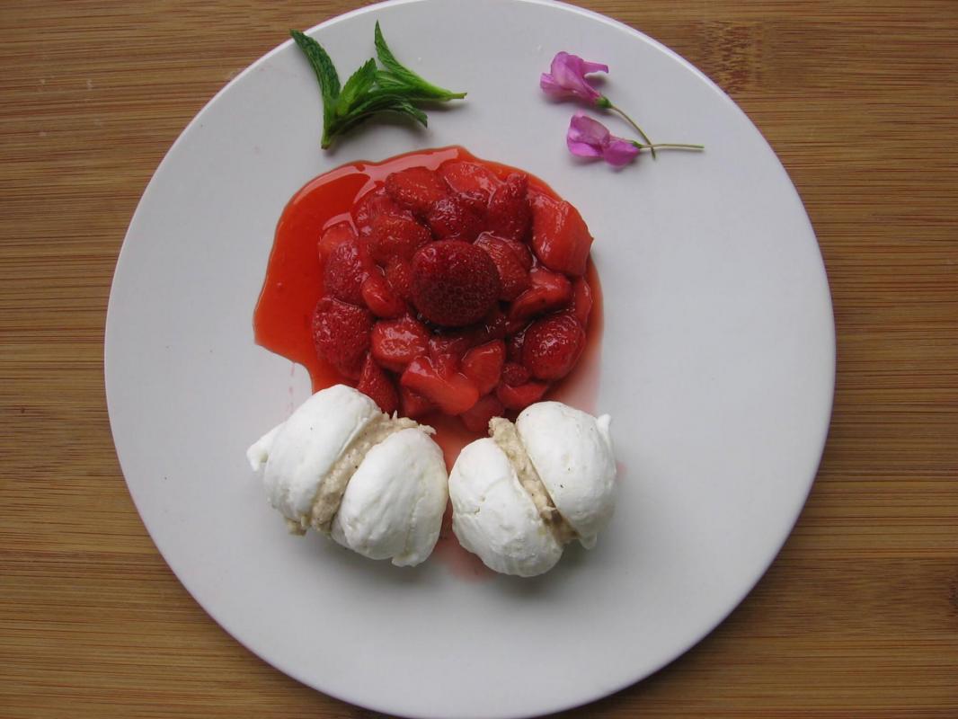 Recette fraises meringues 1